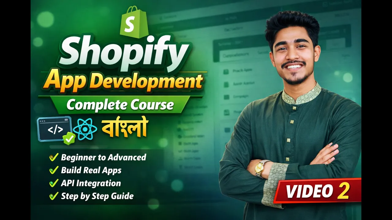 Shopify App Development Environment Setup by DevSifat